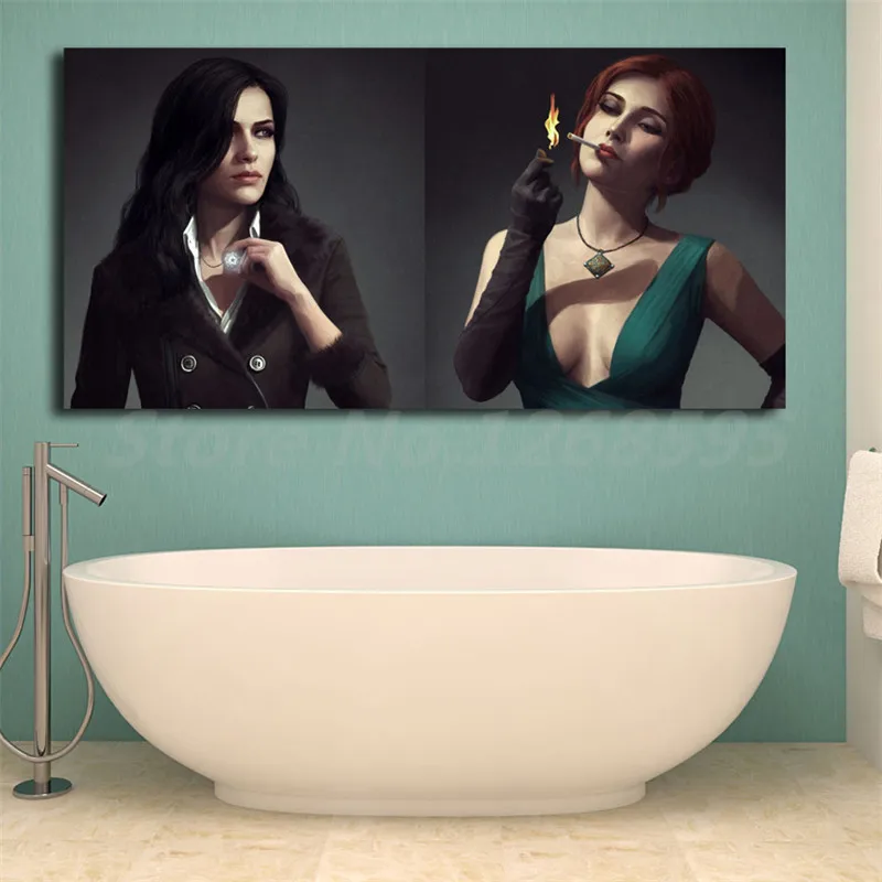 

Triss Merigold Wild Hunt Wallpaper Art Canvas Poster Painting Wall Picture Print Artwork Home Bedroom Decoration