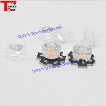 

50pcs 13mm *10mm Led Lens Holder 30 45 60 90 Degree For 1w 3w LED High Power Bead Bulb