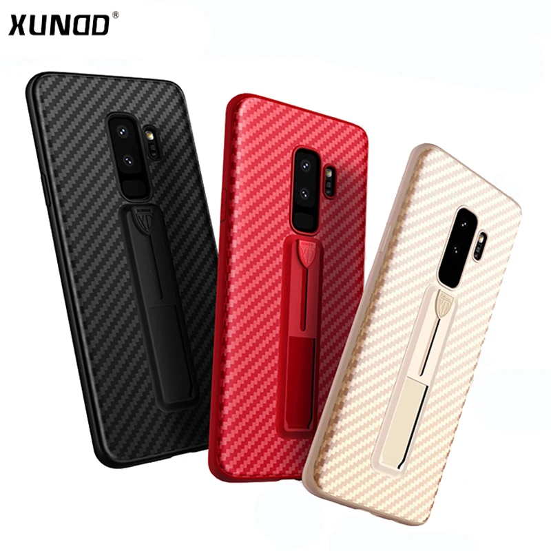 

Xundd Ultra Thin Case for Samsung Galaxy S8 S9 Plus Soft Silicone Ring Buckle Back Cover for Galaxy Note 9 S9+ Capa Note 8 case