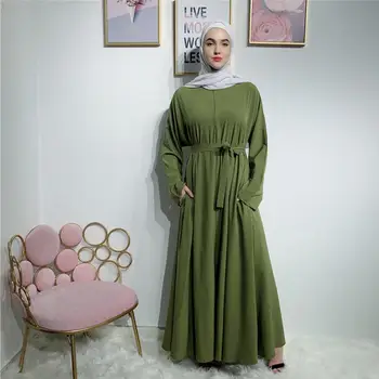 

2019 Abaya Dubai Muslim Dress Women Caftan Vestido Turkish Islamic Clothing Pakistan Robe Musulmane plus size 2xl a1206