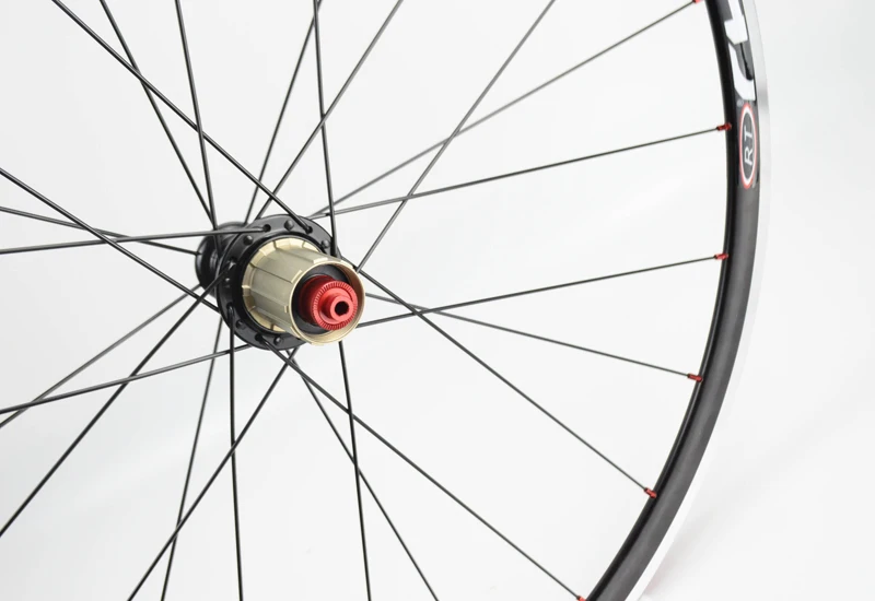 Discount RT 700C Road Bike Wheel Double Layer Aluminum Alloy Rim 100/130mm Bicycle Wheel 20/24 Hole 5 Pcs Bearing Bike Wheels Ultra Light 8