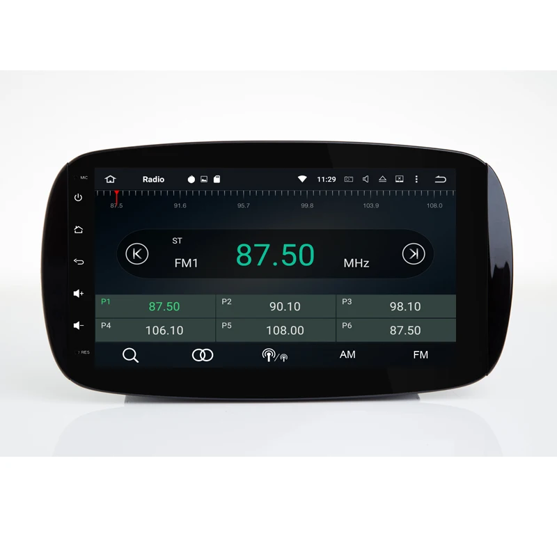 For Mercedes Benz Smart Qcta 8 core RAM 4G ROM 32G DSP IPS Android 10 Car Radio player GPS Stereo audio 4G WIFI mirror link