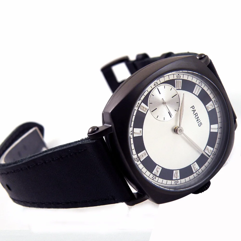 

44MM PARNIS fashion men's watch waterproof manual mechanical watch