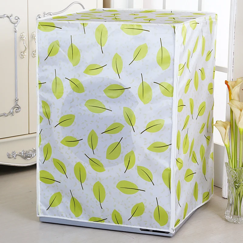 ᐂsatin Tissu Tanche Tambour Machine Laver Couverture Tui Protection Salle Bains Cr Solaire Laveuse Cheuse Enti Rement Automatique A678