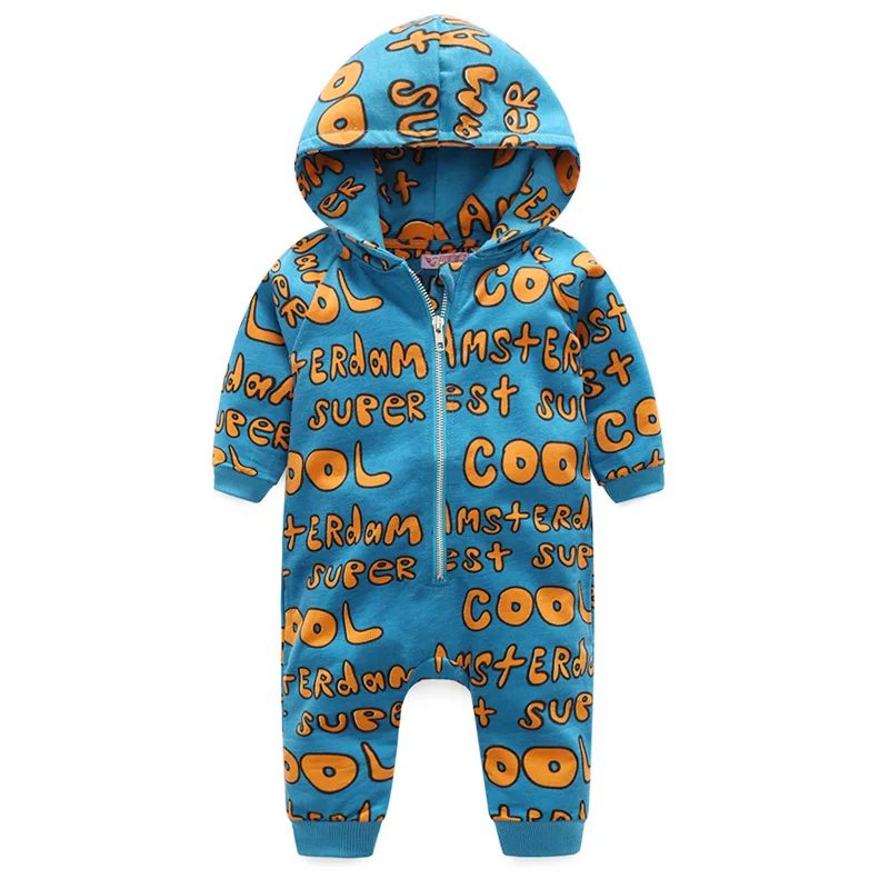 Fashion Baby Boy Romper New Baby Autumn/Winter Clothes Letter Print