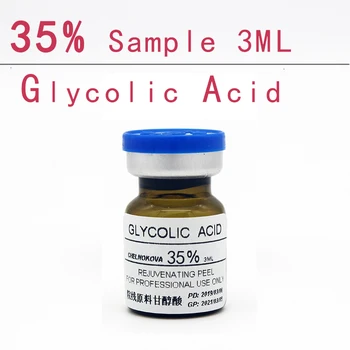 

glycolic acid 35% sample 3ml aha skin peeler acid peeling remove acne pockmark peeling treatment