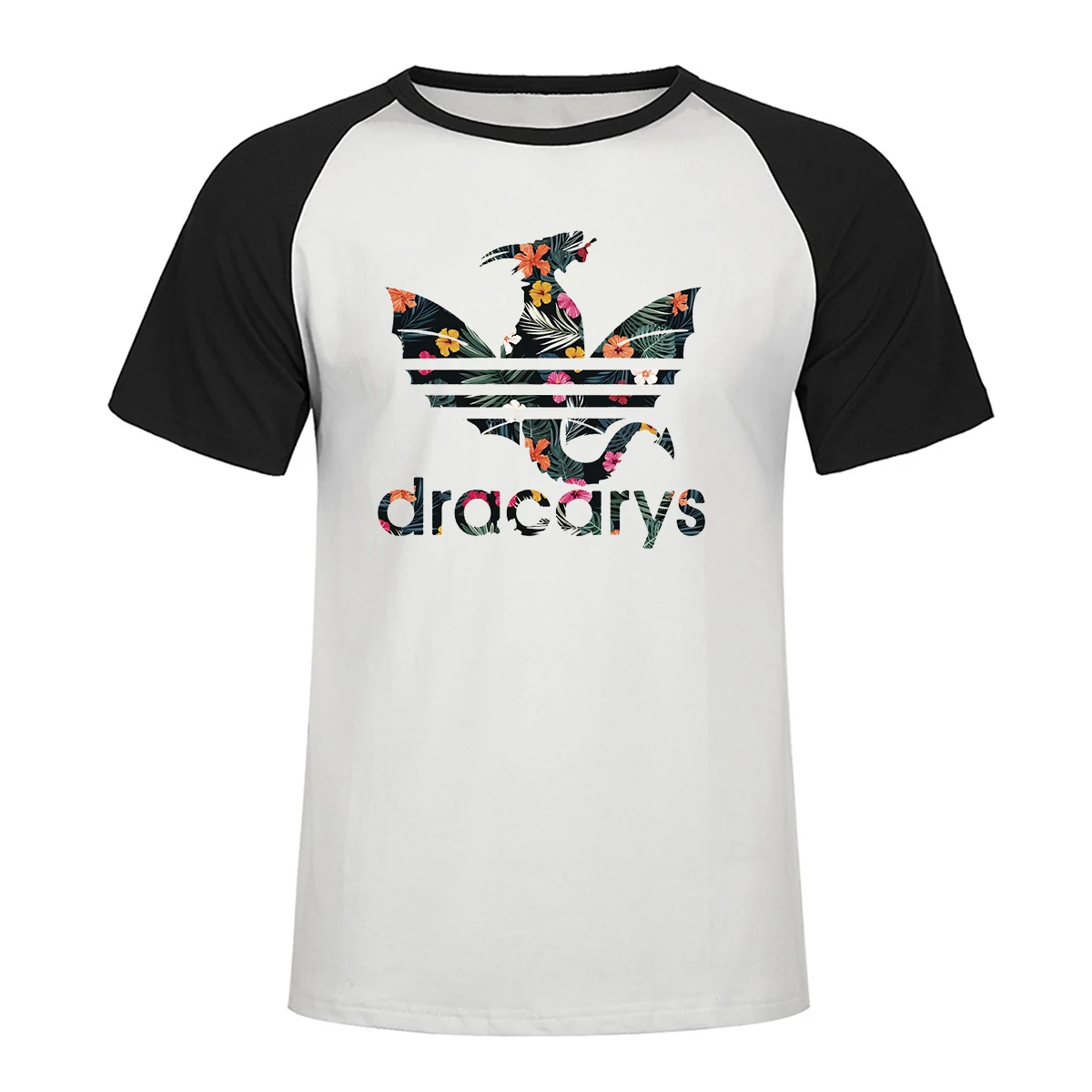 

Game Of Thrones Daenerys Raglan T-Shirt Dracarys Men T Shirts Mother Of Dragon Khaleesi Vintage Camisetas Aesthetic Clothes