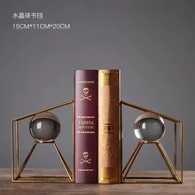 1 пара, современный простой стиль, украшения для книг, хрустальный шар, книжные полки, декор для гостиной, офиса