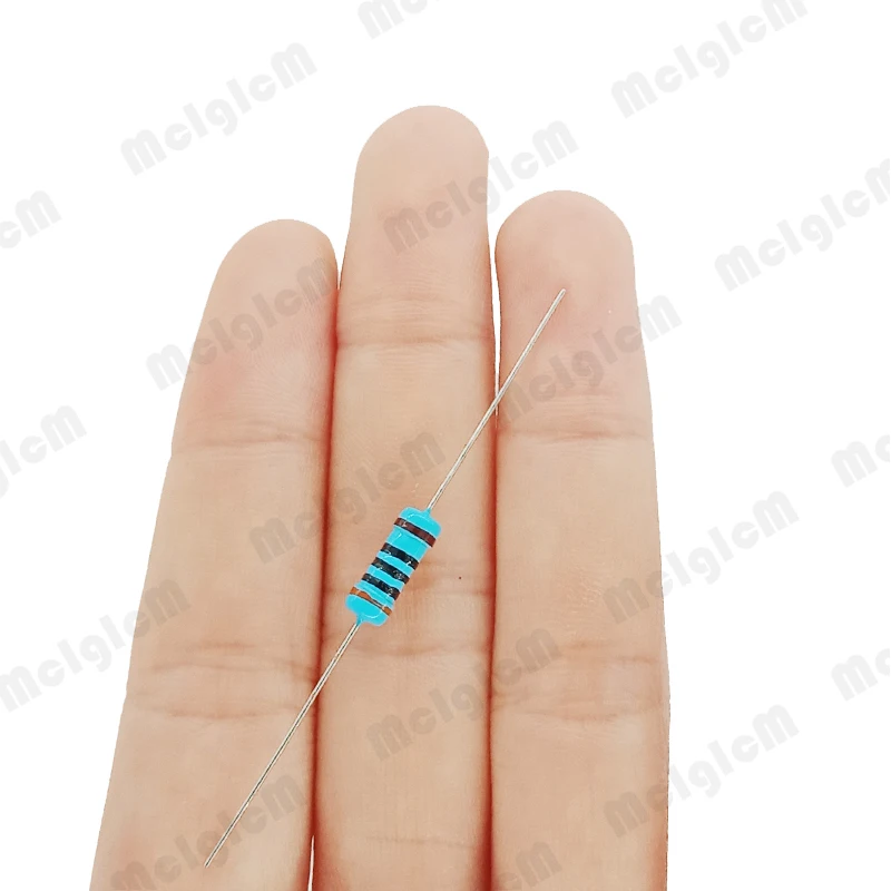 MCIGICM 50pcs 1W Metal film resistor 0.33-2.2M ohm resistors 10R 1R 100R 1W resistor