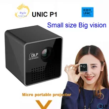 Original UNIC P1 Mobile font b Projector b font P1 Pocket Home Movie font b Projector