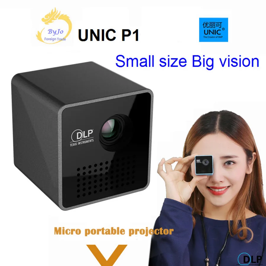 Original UNIC P1 Projector Pocket Home Movie Projector Proyector Beamer Battery Mini DLP P1 projector mini led projector Original UNIC P1 Projector Pocket Home Movie Projector Proyector Beamer Battery Mini DLP P1 projector mini led projector