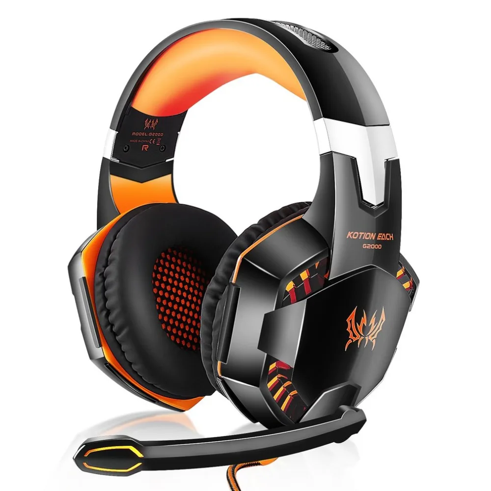 

Over-ear Game Gaming Pro Headphone Headset Earphone Headband for G2000 with Stereo Bass Noise Cancelling