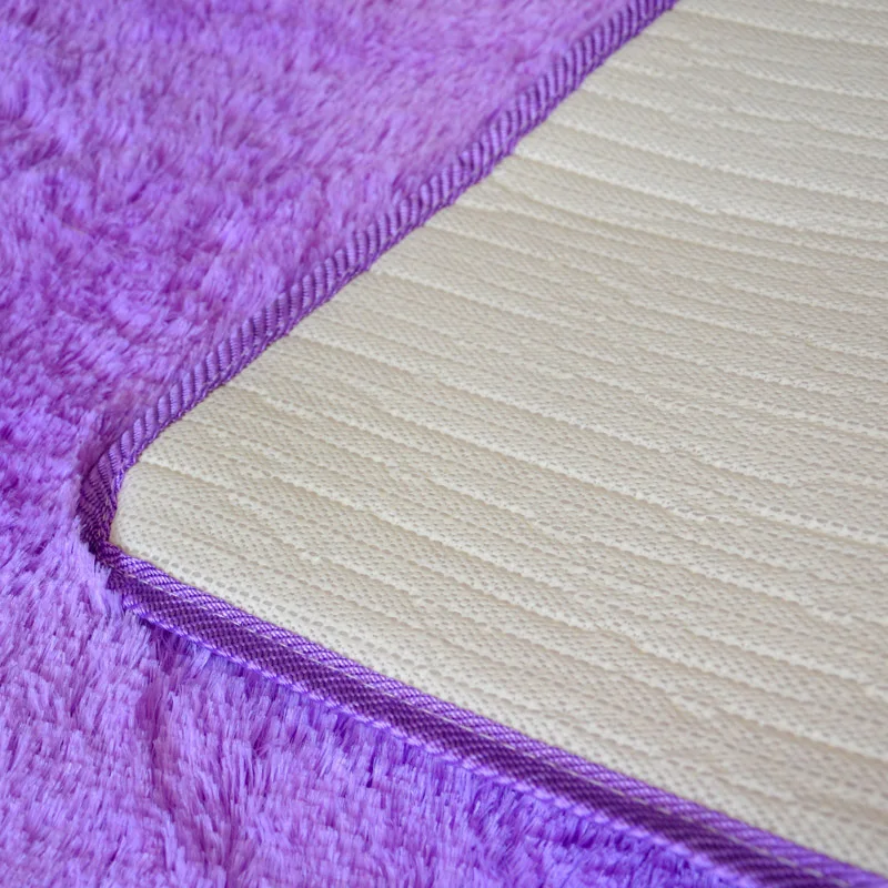 50*100/120/160 см полосы спальный коврик шелковистые/мягкость на нескользящей подошве; цвет коричневый, розовый/серый