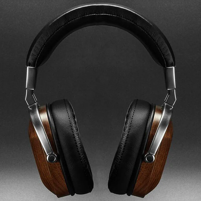 Original-BossHifi-B8-HiFi-Wooden-Metal-Headphone-Black-Mahogany-Headset-Earphone-With-Beryllium-Alloy-Driver-And