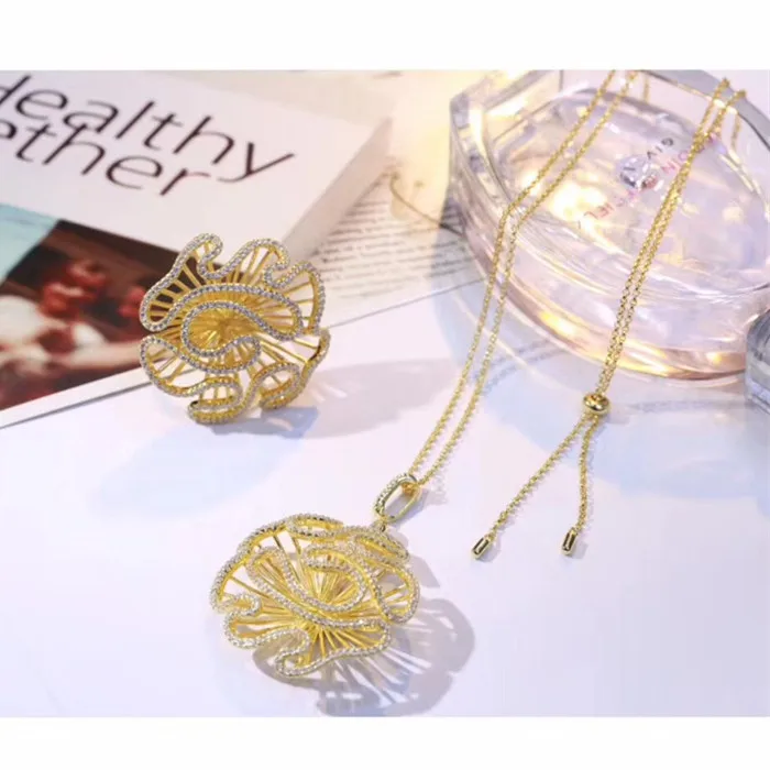 

Designer Fashion 925 Sterling Silver Jewelry 3A Cubic Zirconia Party Set