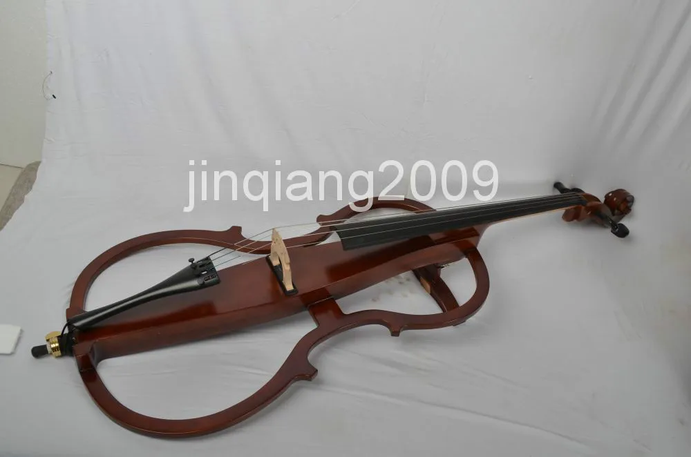 one brown color ELECTRIC CELLO Patent SOLID WOODin Cello from Sports & Entertainment on
