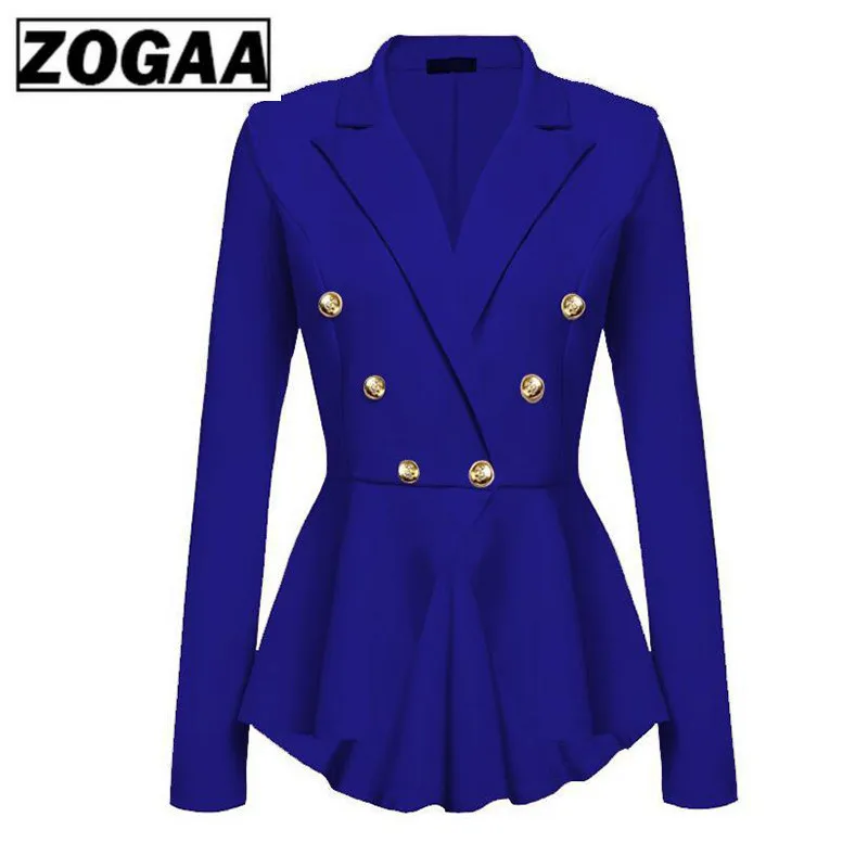 2019 Fashion Slim Fit Women Blazer Jackets Womens White Ladies Blazers Office Lady Jacket Elegant Female Solid Button Plus Size