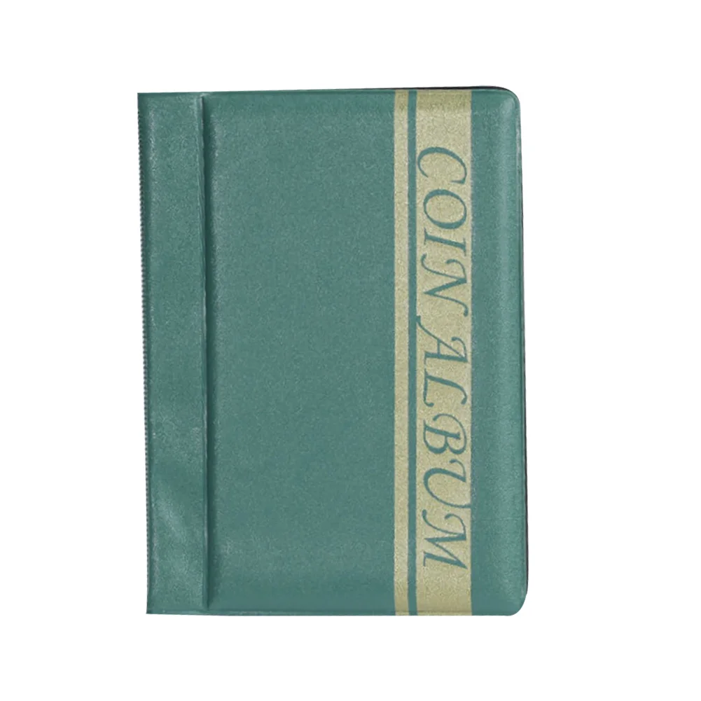 

120 Grids Money Holders Transparent Display Coin Album Gift Bag Collection Book Folder Cover Compressed Storage Empty Collecting