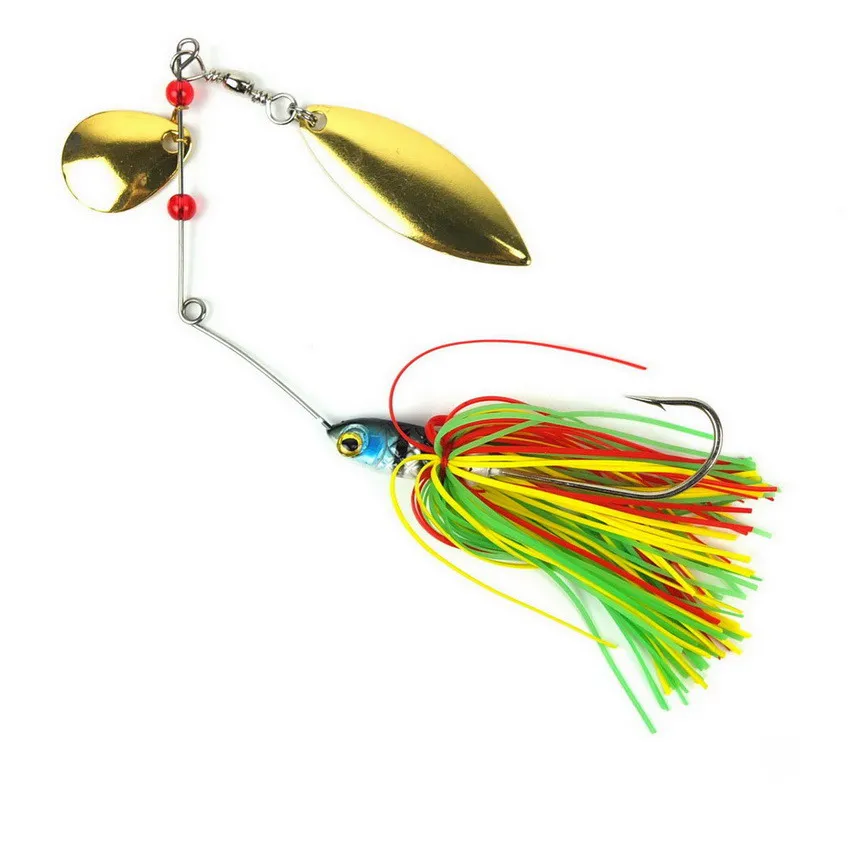 

1pc Hard Metal Lead Spinnerbait Blade Sequins Fishing Lure Bait 17.4g Spinner Spoons Catfish Pesca Fishing Tackles