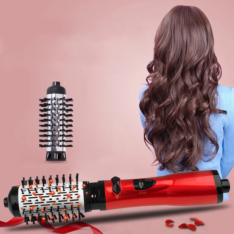 

Professional Hair Curling Roll Electric Iron Automatic Rotating Brush Comb 2 In 1 Hair Styling Tools JLRS 2019
