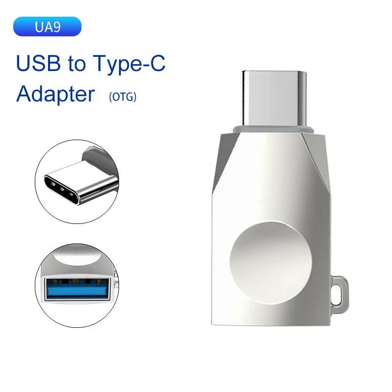 HOCO Micro usb type C OTG адаптер USBC type-c OTG конвертер для Xiaomi mix2s 8 mix3 One Plus 6t 6 huawei mate 20 Pro USB адаптер - Цвет: UA9 Type-C OTG