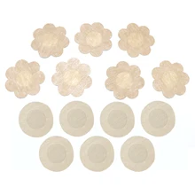 10 пар цветочных клеевых накладки на соски одноразовые накладки на грудь наклейки на соски сексуальные женские интимные аксессуары