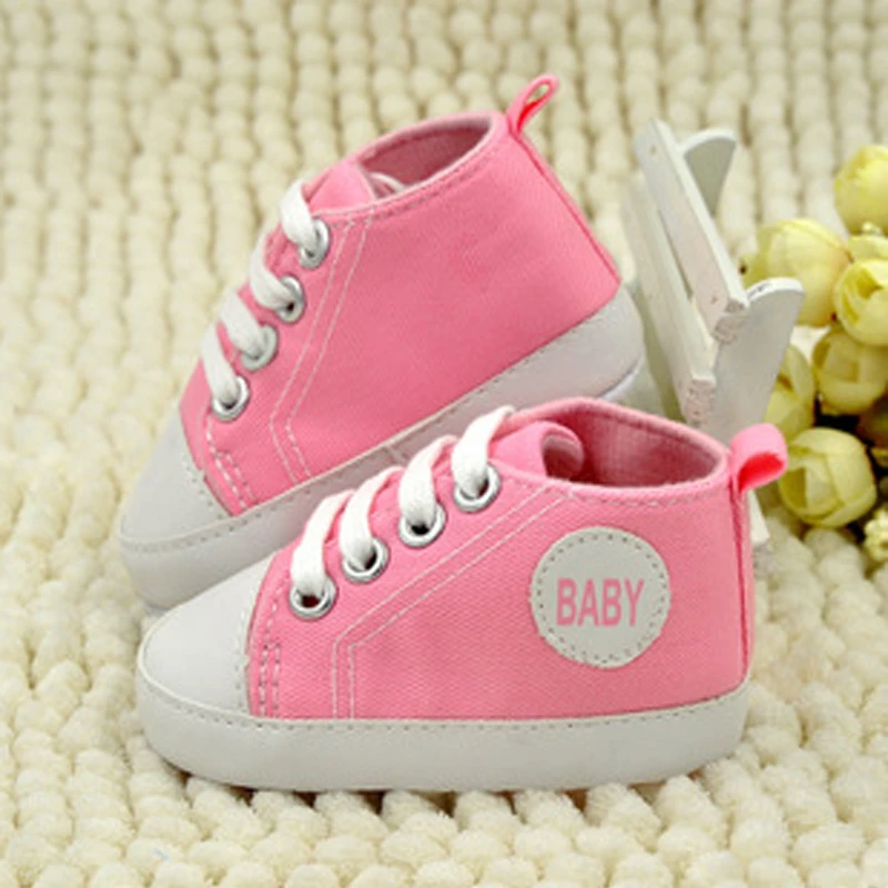 Cute Baby shoes Brand zapatos para bebé recién nacido, Niña y niño zapatillas deportivas para niños infantil Sapatos recién nacido Prewalker breatbreatablecanvasshoes|shoes kids sport|boy kidskids sports sneakers AliExpress