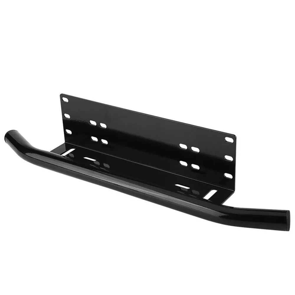 Universal Front Bumper License Plate Mount Bracket Install Holder Bull Bar XM