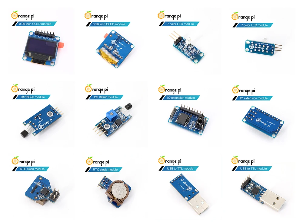 28 шт./лот оранжевый Pi набор RTC USB для ttl модуль обхода препятствий(посылка 28 видов модуля