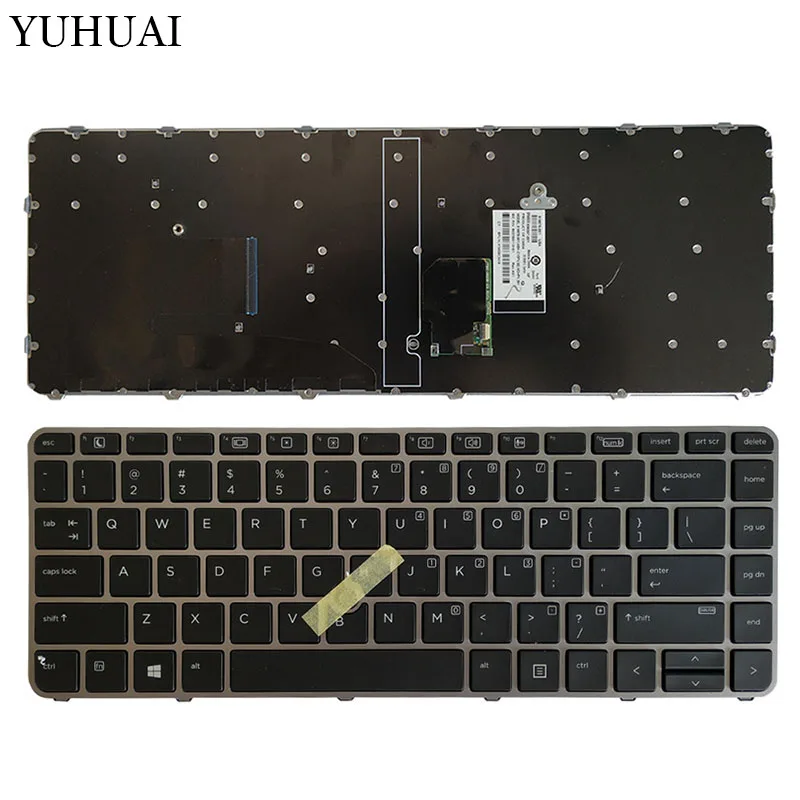 

US keyboard For HP EliteBook 840 G3 745 G3 836308-001 821177-001 English with pointer laptop keyboard NSK-CY2BV