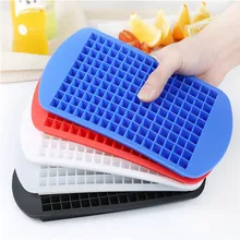 Креативные DIY пищевой 160 силиконовые полости бар кубик льда лоток мини кубики льда маленькая квадратная формочка льдогенератор инструменты для мороженого