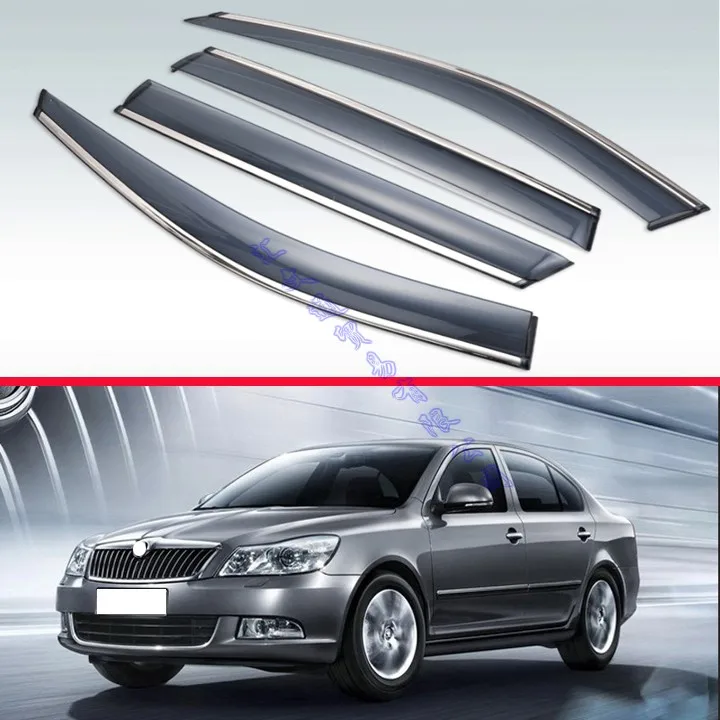 4 шт. Наружный козырек для SKODA OCTAVIA 2010 2011 2012 2013 2014|Навесы и укрытия| |