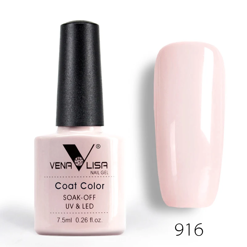 Venalisa Гель-лак для ногтей 60 цветов, высокое качество, продукт для дизайна ногтей, впитывается без запаха, органический УФ-гель для ногтей, лак, Гель-лак - Цвет: 916