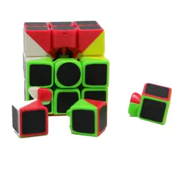 Zcube углерода Волокно Стикеры Скорость 3x3x3 Magic S Cube обучения Логические Игрушечные лошадки для детей взрослых Cube Мэджико
