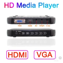 Full HD 1080P медиаплеер мини автопроигрыватель 1080p SD/U диск HDMI VGA медиаплеер с розничной упаковкой