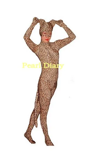 New Mask Brand Custom Made bodysuit leopard Spandex Zentai Adult kids Halloween Animal Cosplay Costume | Тематическая одежда и