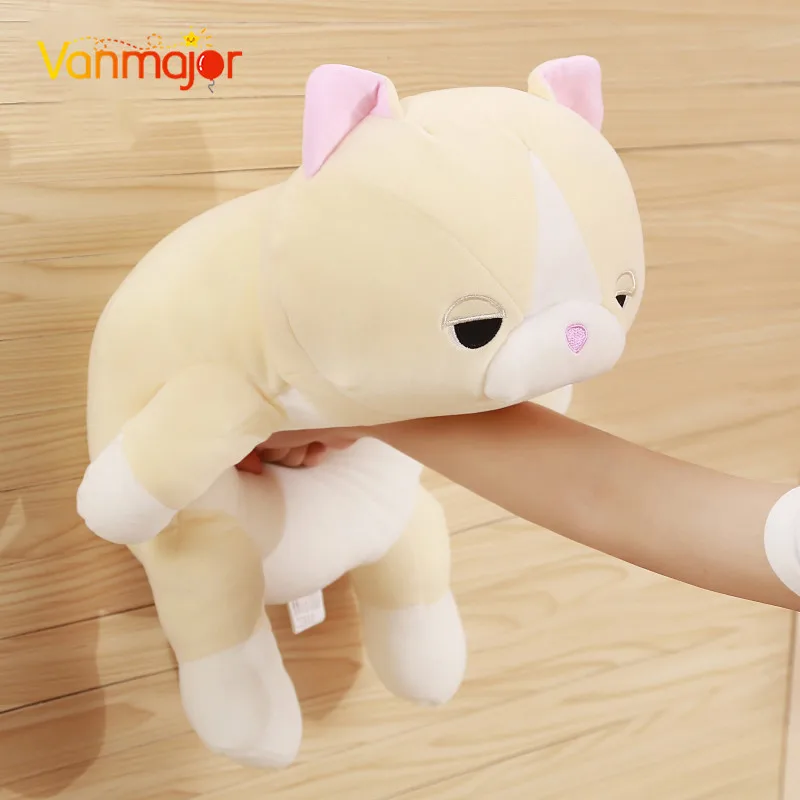 

Vanmajor 45/60cm Kawaii Animals Plush Toys Cute Akita Dog& Cat & Otter Toys for Children Kids Lovely Doll Stuffed Nap Pillows