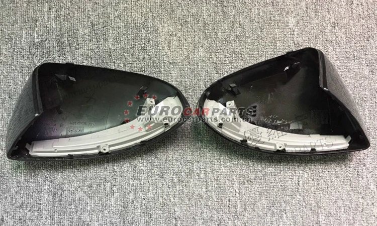 W222 S63 S65 carbon fiber mirror cover with led 1-3