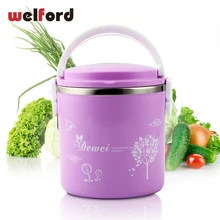 Stainless Steel Seal Insulation Dinnerware Sets Large Capacity Portable Cute Student Food Storage Box For Kids Picnic Bento Box