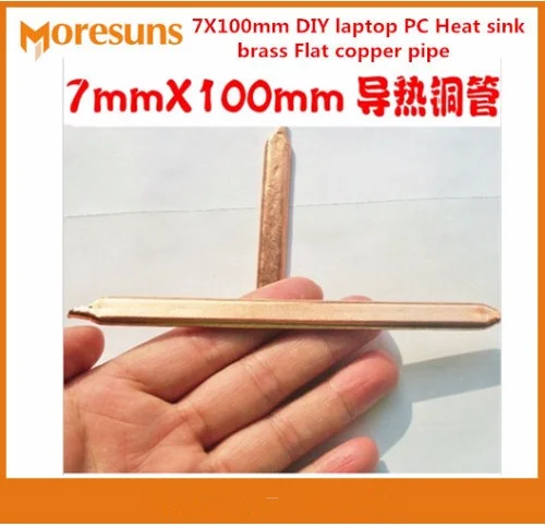 1PCS Flat Copper Heat Pipe 3*8*200mm for PC Transformation DIY