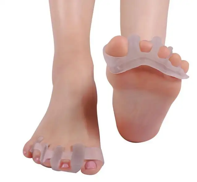 

2pcs Gel Silicone Bunion Corrector Toe Separators Straightener Spreader Foot Care Tool Hallux Valgus Pro Massager Tool TV001