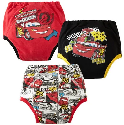 

3pcs Lot Children Underwear Boys Girls Diaper Cover Cartoon Baby Diapers Cotton Training Pants Can Tracked ZL03