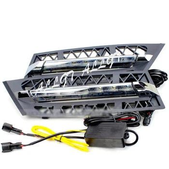 

Superb LED DRL Daytime Running Lights+Black Cover For BMW 5 Series 535i/550i