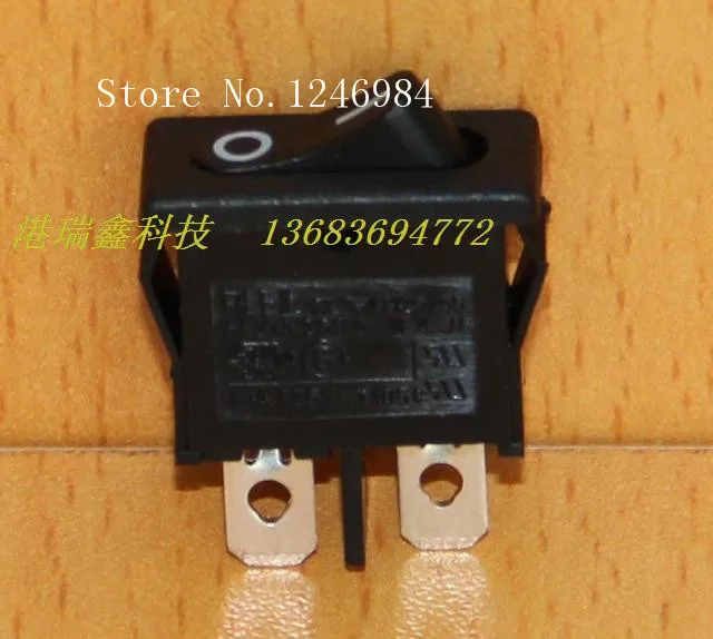 

[SA]Power switch RLEIL small flat rocker switch Rocker Switch Single AC switch RL3-4 (S)--100PCS/LOT