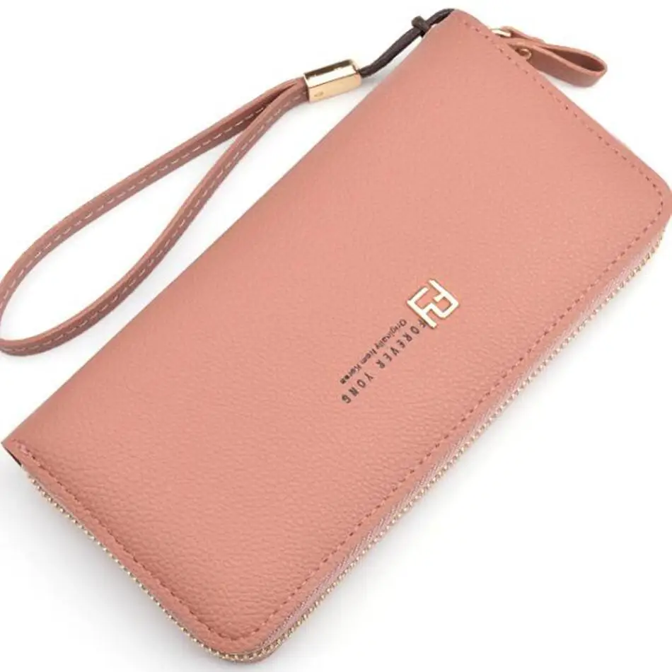 

New Arrival Womens Wallets And Purses Luxury Brand Famous Wallet Female Long Clutch Purse Large Capacity Moneybag Forever Young