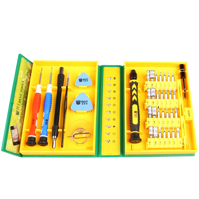 

38 in 1 Professional Hardware Repair Tools Kit For iPhone Ipad Laptop Tablet PC Versatile Precision Electronic Tool BEST-8921