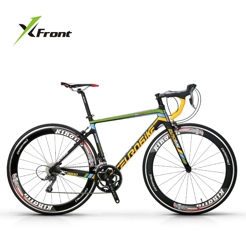New Brand Road Bike Carbon Fibre Frame 16/18/20/22 Speed 700CC Wheel Racing Cycling Bicycle Outdoor Sports Bicicleta