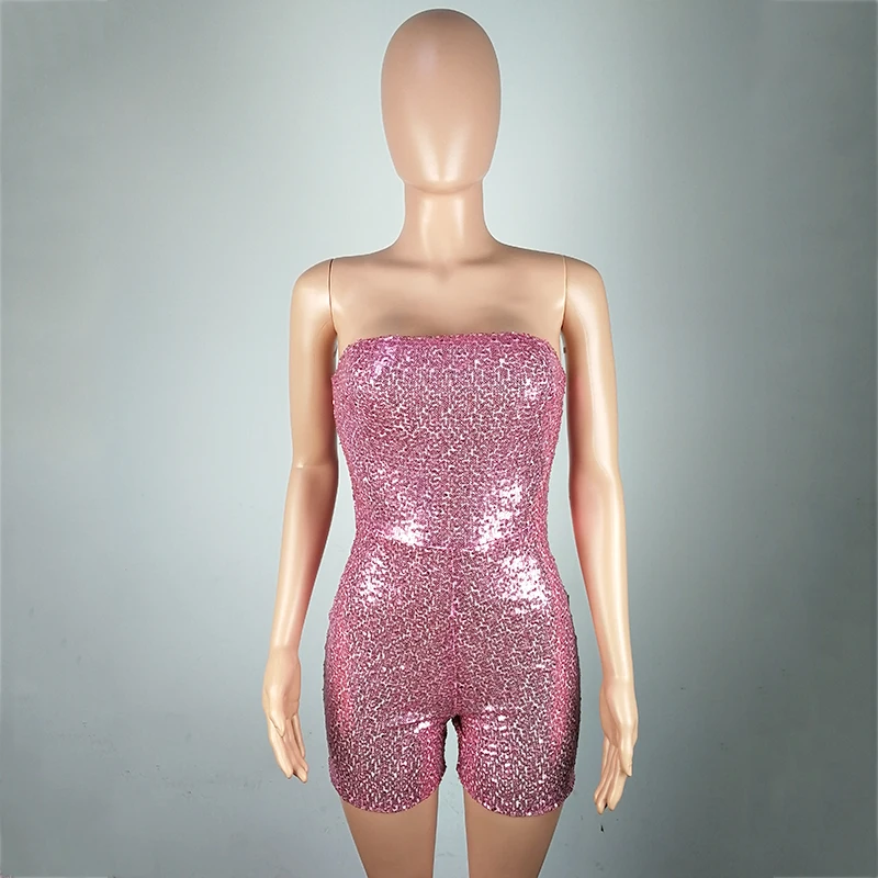 sparkly pink romper