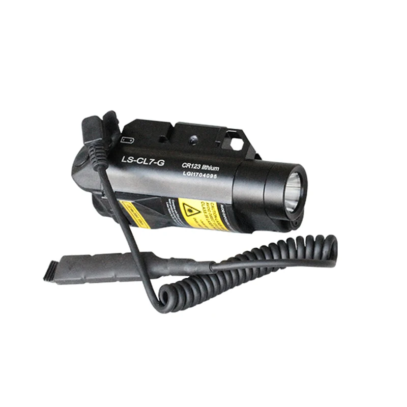 Drop shipping Green laser sight and LED tactical flashlight for self defense weapon