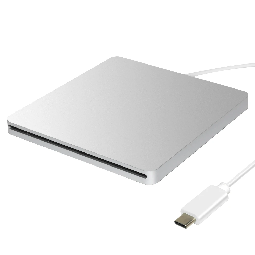  Deepfox USB 31 tipo C ranura externa en carga CD DVD RW Unidad óptica quemador Super unidad para or